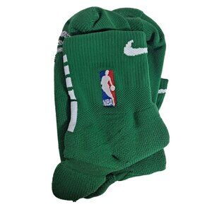 Nike NBA Authentics Socks Large Quick Grip Green Player Team Issued Elite Low Cu